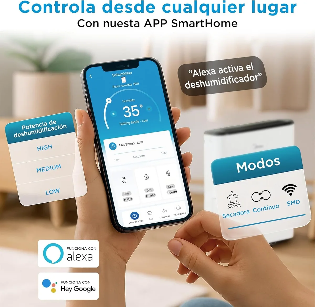 App SmartHome del Midea 20L