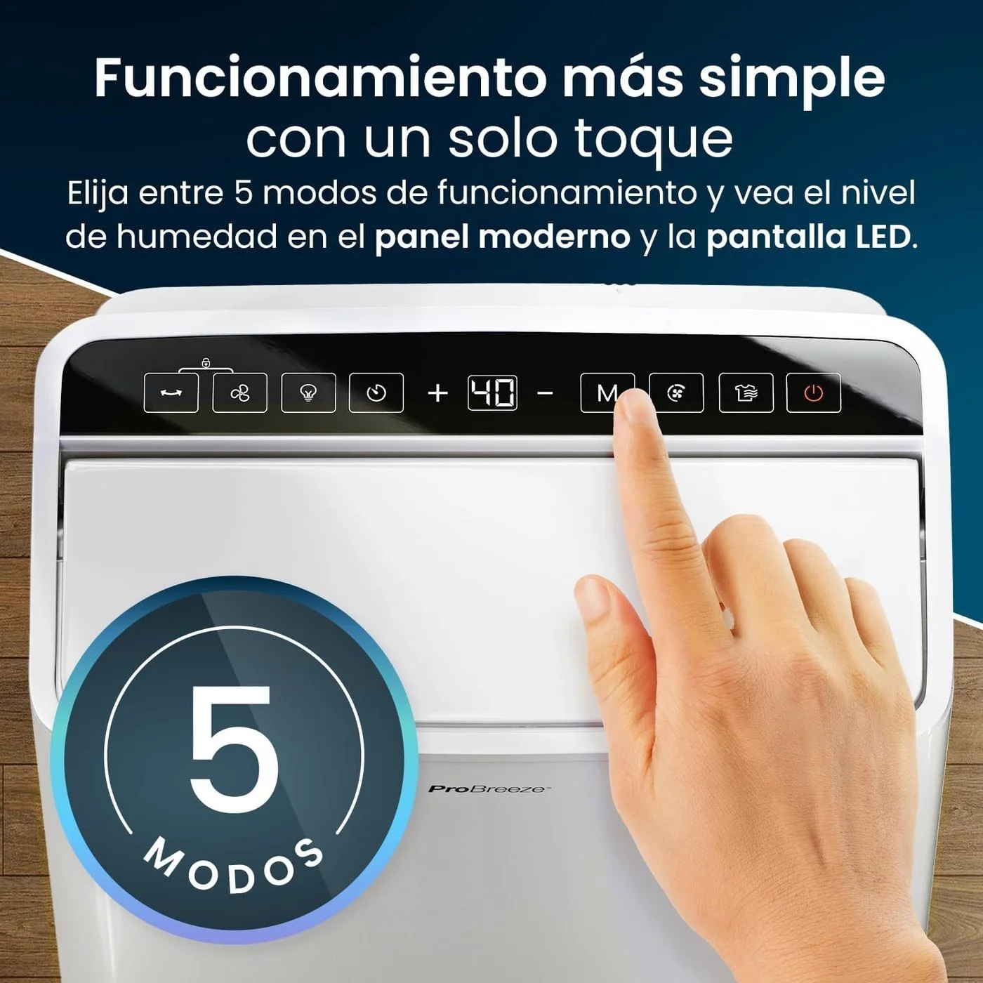 Panel de control del 20L