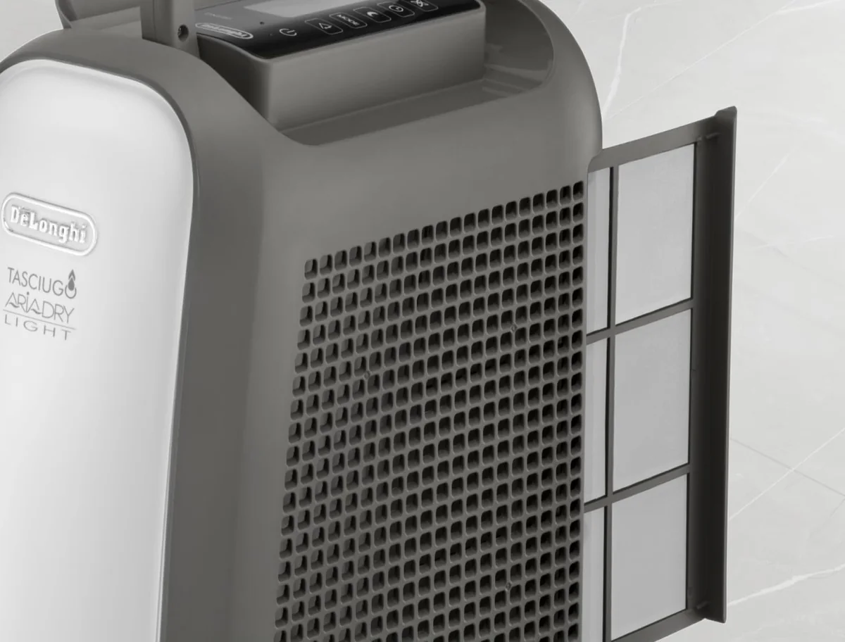 Rejilla y filtro antipolvo del De'Longhi DNS80